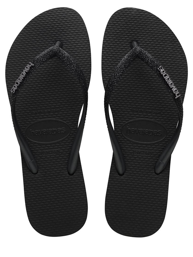 HAVAIANAS ΓΥΝΑΙΚΕΙΕΣ ΣΑΓΙΟΝΑΡΕΣ SLIM GLITTER II BLACK