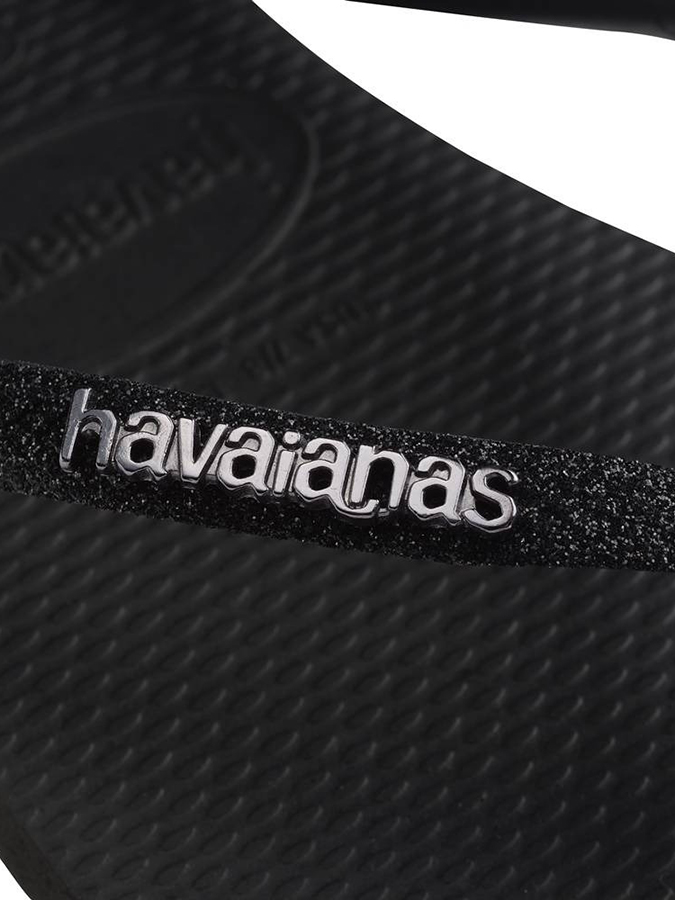 HAVAIANAS ΓΥΝΑΙΚΕΙΕΣ ΣΑΓΙΟΝΑΡΕΣ SLIM GLITTER II BLACK - Image 4