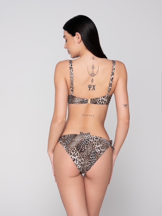 LUNA ΓΥΝΑΙΚΕΙΟ BIKINI TOP SAFARI ΧΩΡΙΣ ΕΝΙΣΧΥΣΗ ΓΙΑ ΜΕΓΑΛΑ ΜΕΓΕΘΗ E/F/G - Image 2