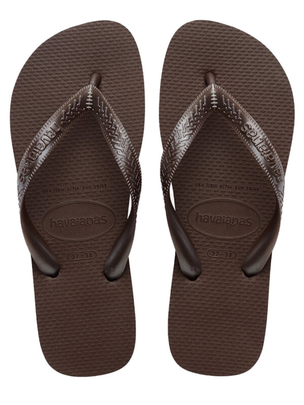 HAVAIANAS UNISEX ΣΑΝΔΑΛΙΑ TOP TIRAS DARK BROWN