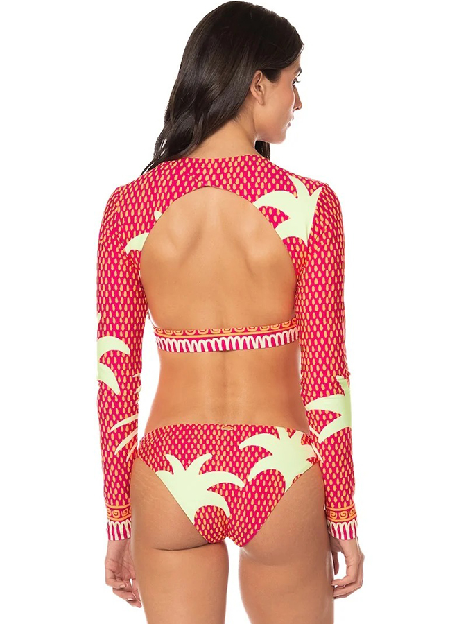 MAAJI BIKINI ΣΕΤ ΜΕ CROP TOP ΜΑΚΡΥΜΑΝΙΚΟ FUNKY PALMS FLIRT ΔΙΠΛΗΣ ΟΨΕΩΣ - Image 4