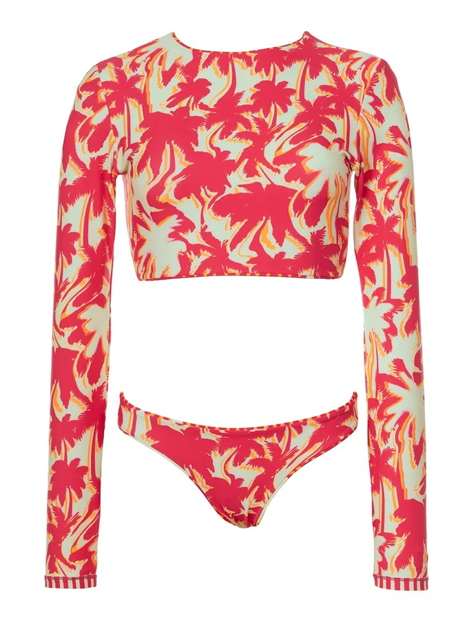 MAAJI BIKINI ΣΕΤ ΜΕ CROP TOP ΜΑΚΡΥΜΑΝΙΚΟ FUNKY PALMS FLIRT ΔΙΠΛΗΣ ΟΨΕΩΣ - Image 2