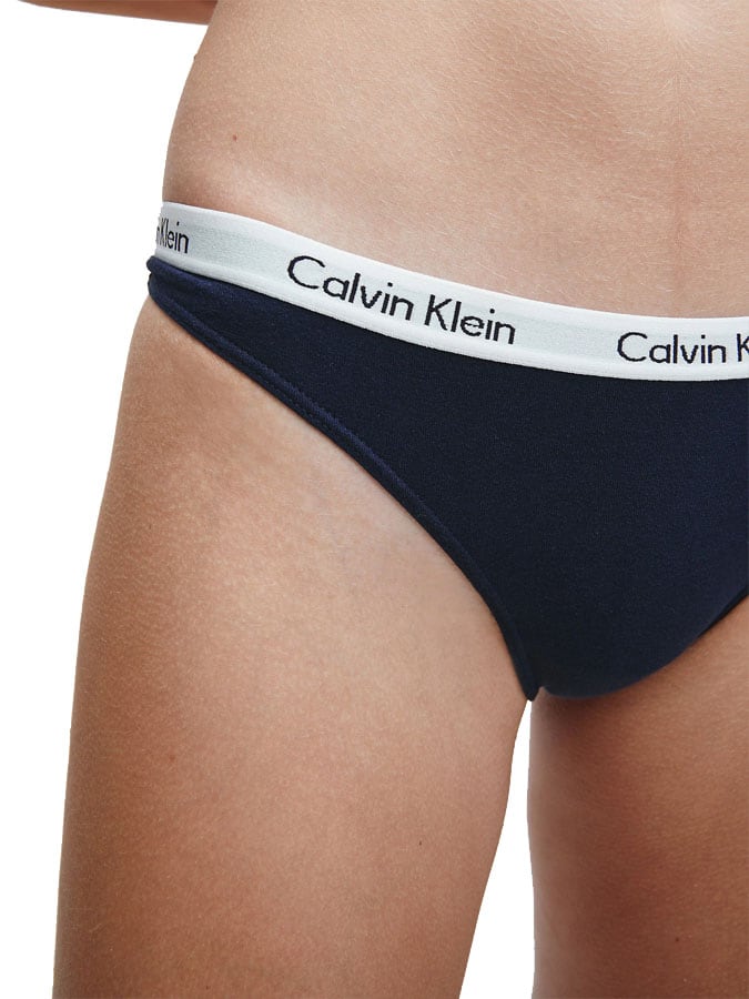 Calvin Klein String γυναικείο κλασσικό σχέδιο μπλε σκούρο - Image 2