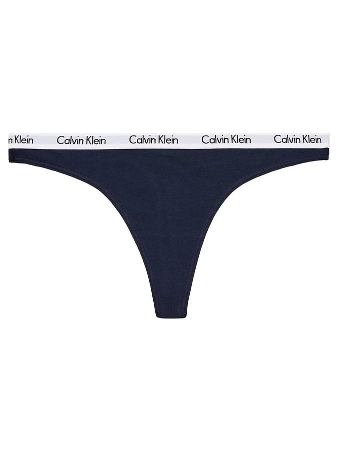 Calvin Klein String γυναικείο κλασσικό σχέδιο μπλε σκούρο