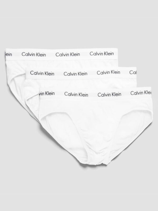 CALVIN KLEIN ΑΝΔΡΙΚΟ ΣΛΙΠ BRIEF ΛΕΥΚΟ ΧΡΩΜΑ 3PACK