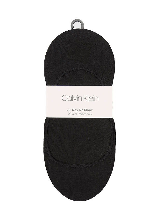 CALVIN KLEIN UNISEX ΑΟΡΑΤΕΣ ΚΑΛΤΣΕΣ ΜΑΥΡΟ ΧΡΩΜΑ (ΣΕΤ 2 ΤΕΜΑΧΙΑ)