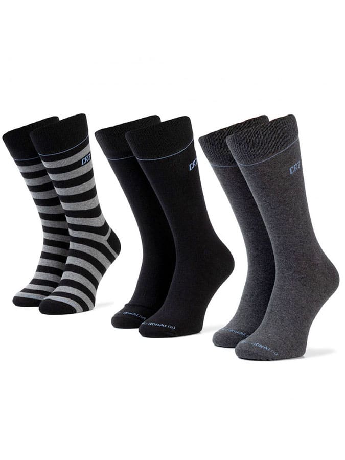 Cristiano Ronaldo CR7 – 3 pack Κάλτσες με λογότυπο
