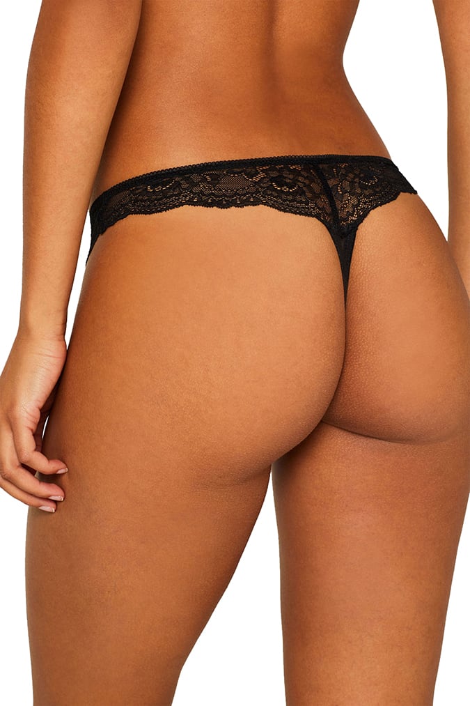 Esprit Σλιπ String μαύρο με δαντέλα - Image 2