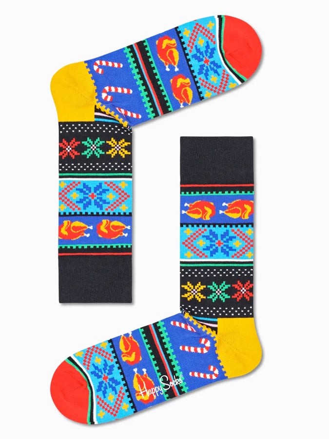 HAPPY SOCKS UNISEX ΚΑΛΤΣΕΣ 'HO HO HO' (2 ΖΕΥΓΑΡΙΑ ΣΕ ΣΥΣΚΕΥΑΣΙΑ ΔΩΡΟΥ - Image 3