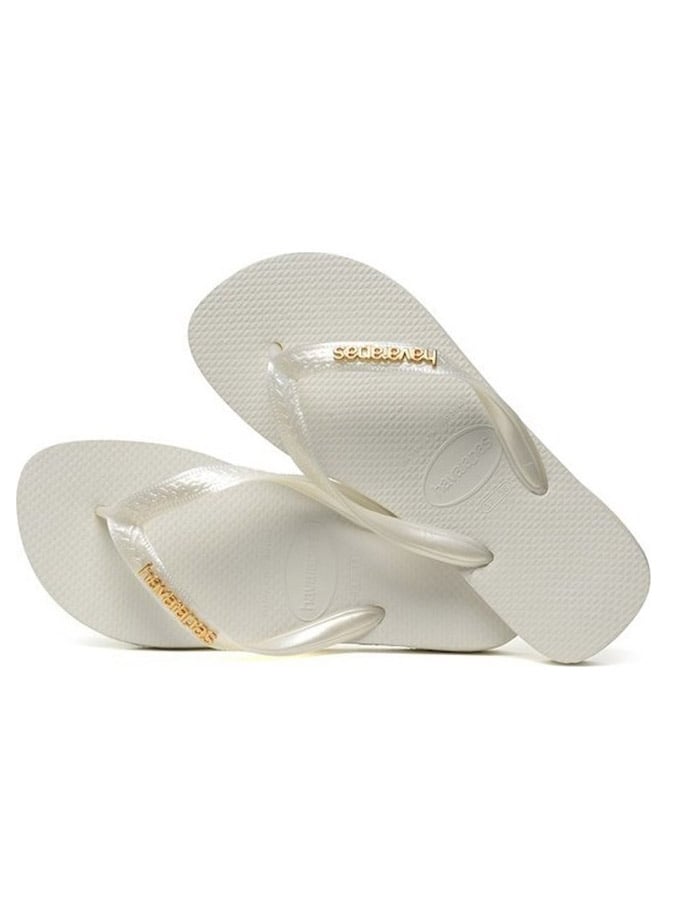 HAVAIANAS ΓΥΝΑΙΚΕΙΑ ΣΑΝΔΑΛΙΑ ΛΕΥΚΑ TOP LOGO METALIC - Image 2