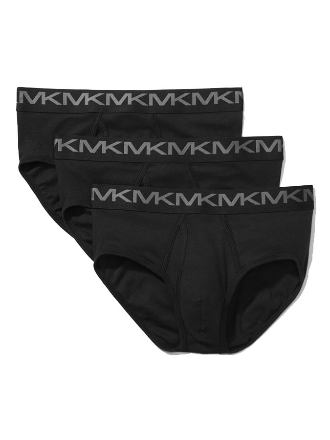 MICHAEL KORS ΑΝΔΡΙΚΑ ΜΑΥΡΑ ΣΛΙΠ TRUNK 3ΠΛΟ ΠΑΚΕΤΟ