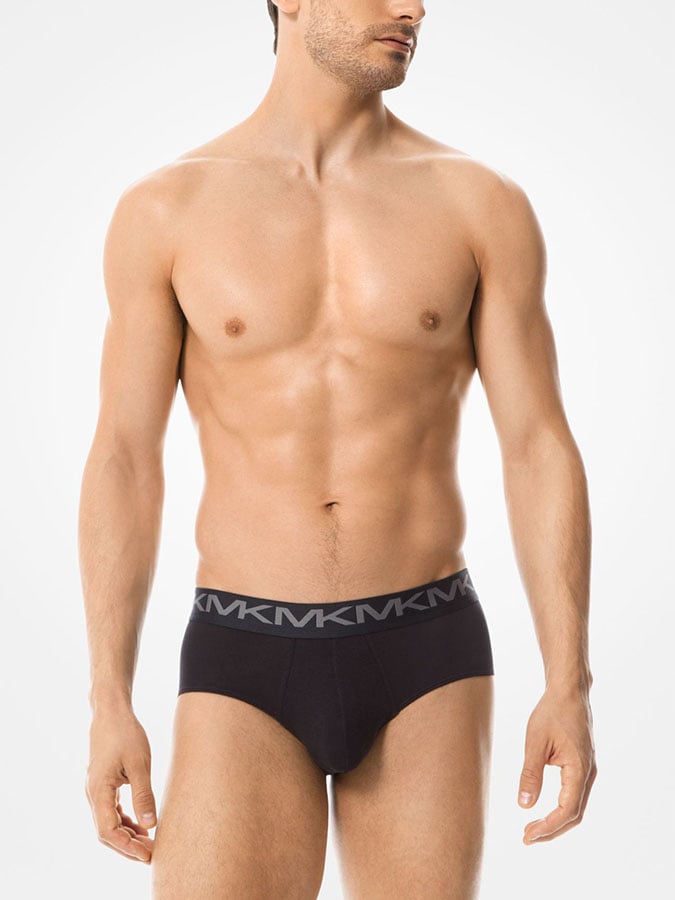MICHAEL KORS ΑΝΔΡΙΚΑ SLIP LO RISE BRIEF BASIC ΜΟΝΟΧΡΩΜΑ (3PACK) - Image 4