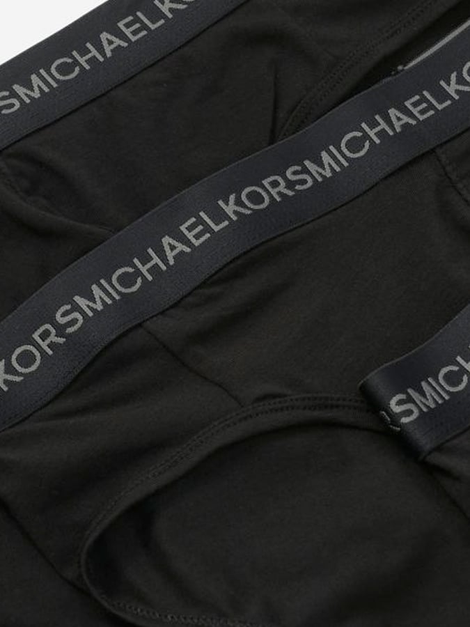 MICHAEL KORS ΑΝΔΡΙΚΑ ΣΛΙΠ ΜΑΥΡΑ ΜΟΝΟΧΡΩΜΑ (3 PACK) - Image 2