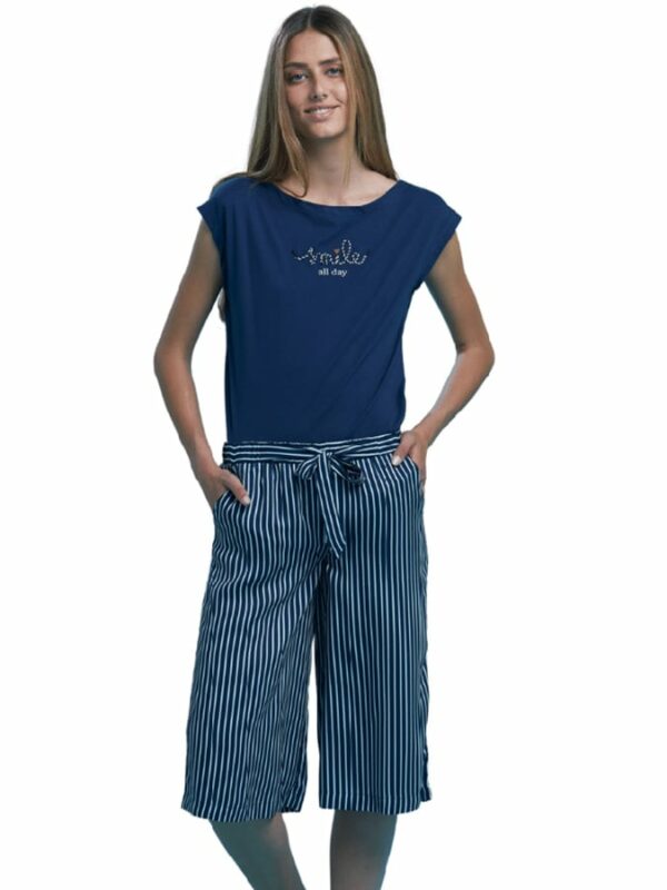 NOIDINOTTE HOMEWEAR ΜΠΛΕ ΣΚΟΥΡΟ
