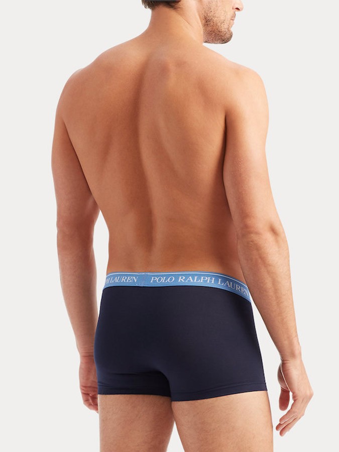 POLO RALPH LAUREN ΑΝΔΡΙΚΑ BOXER STRETCH COTTON TRUNK (ΤΡΙΠΛΟ ΠΑΚΕΤΟ) - Image 3