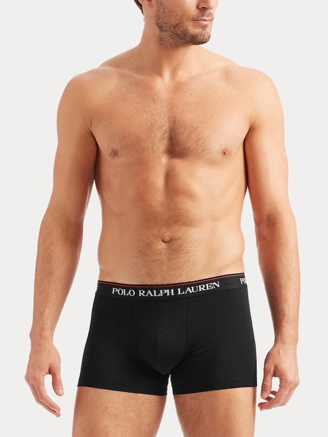 POLO RALPH LAUREN ΑΝΔΡΙΚΑ BOXER STRETCH COTTON TRUNK (ΤΡΙΠΛΟ ΠΑΚΕΤΟ) - Image 2