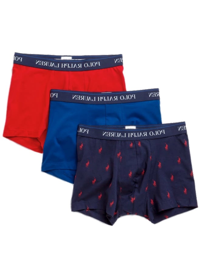 POLO RALPH LAUREN ΑΝΔΡΙΚΑ BOXER STRETCH COTTON 3 PACK