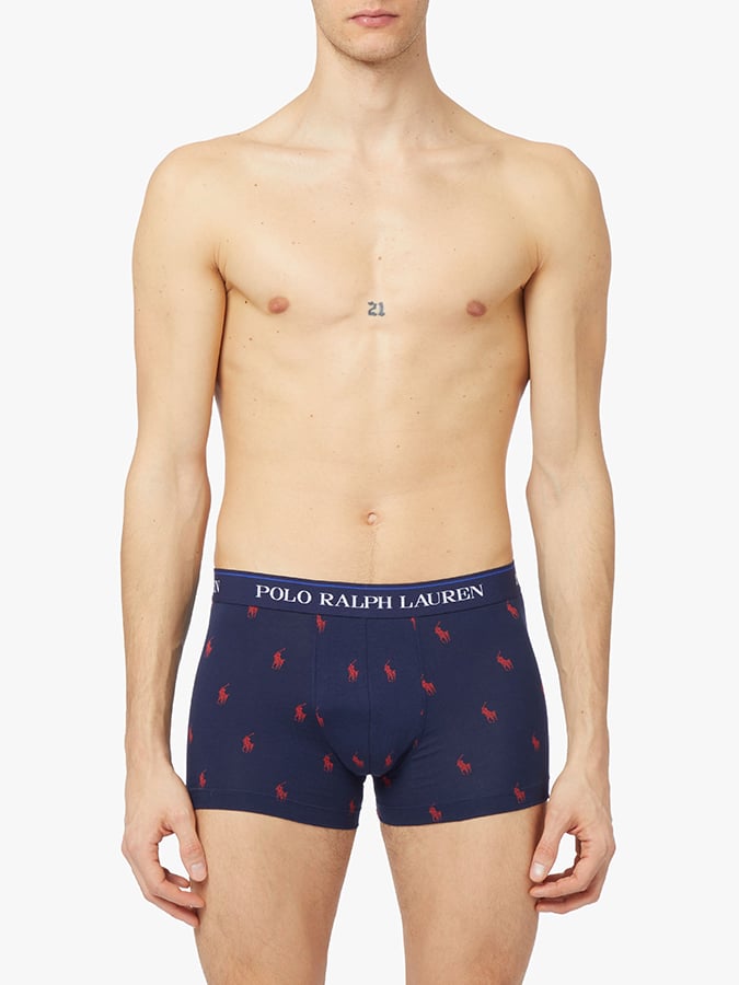 POLO RALPH LAUREN ΑΝΔΡΙΚΑ BOXER STRETCH COTTON 3 PACK - Image 2