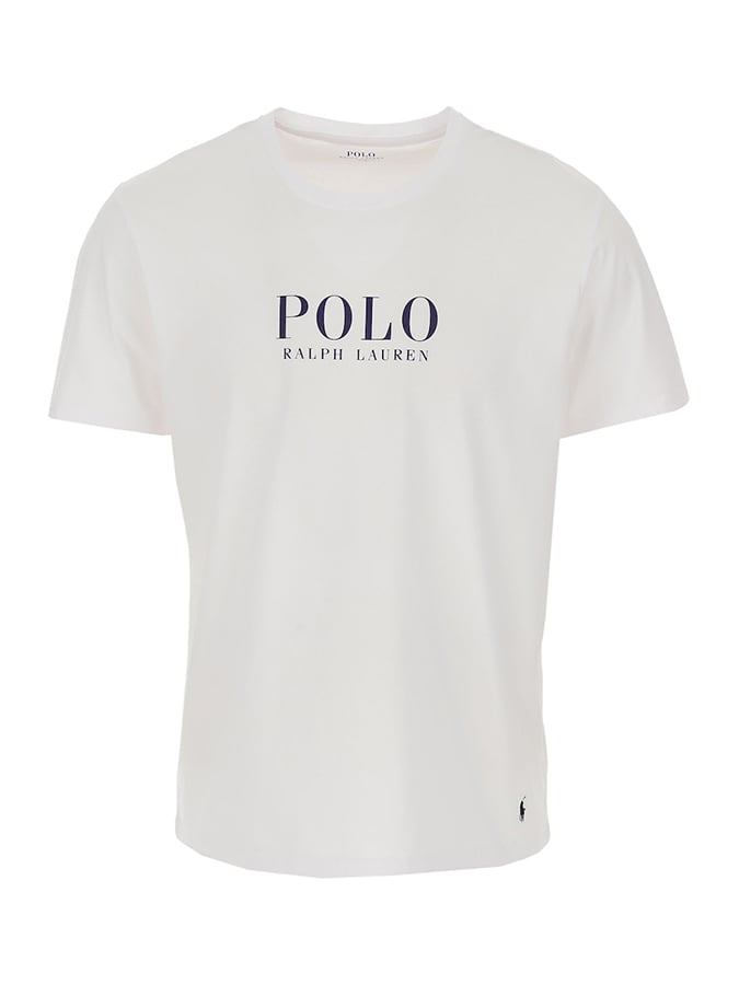 POLO RALPH LAUREN ΜΠΛΟΥΖΑΚΙ ΛΕΥΚΟ ΜΕ ΛΑΙΜΟΚΟΨΗ CREWNECK 100% COTTON - Image 2