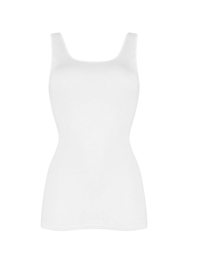 TRIUMPH ΛΕΥΚΟ ΦΑΝΕΛΑΚΙ ΜΕ ΦΑΡΔΥΑ ΤΙΡΑΝΤΑ 100% COTTON - Image 2