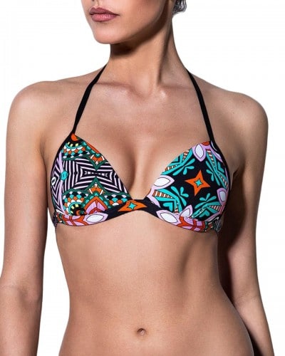 Μαγιό BLUEPOINT ‘PRINT POWER’ Push Up Τρίγωνο Χωρίς Μπανέλα για πιο Πλούσιο Μπούστο Cup B