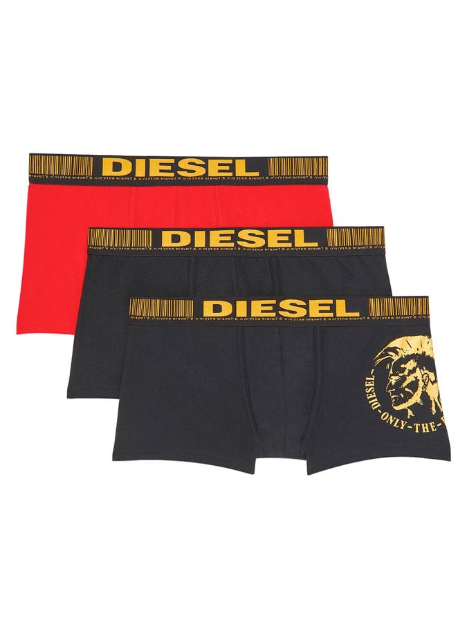 DIESEL ΑΝΔΡΙΚΑ BOXER 'BARCODE' (3 PACK )