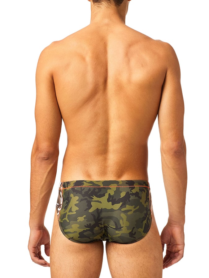 DIESEL ΑΝΔΡΙΚΟ ΣΛΙΠ ΜΑΓΙΟ ΜΕ CAMO PRINTS - Image 2