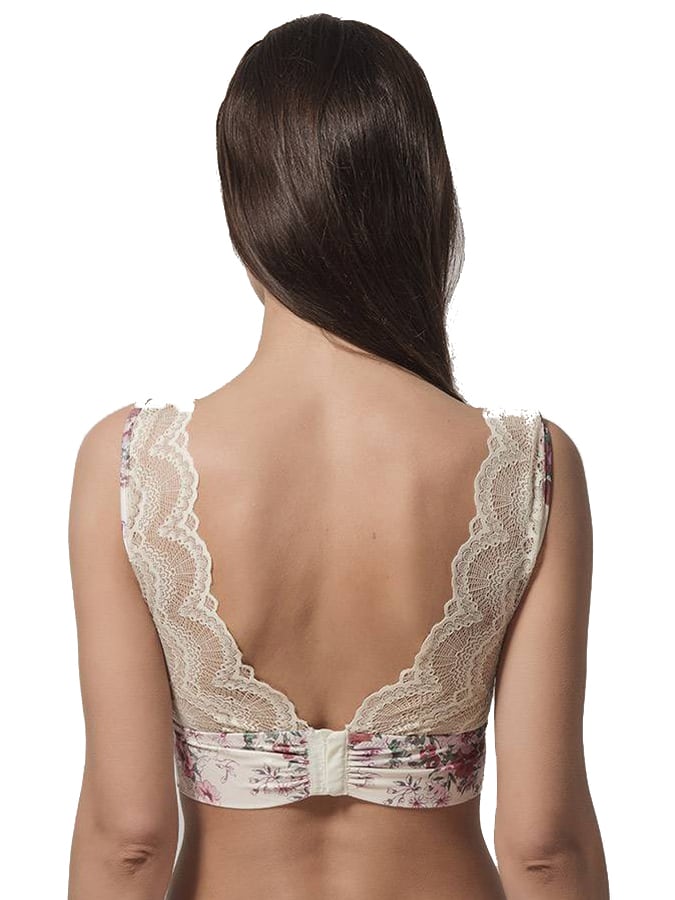 LUNA BRALETTE FLORAL ΜΕ ΔΑΝΤΕΛΑ - Image 2