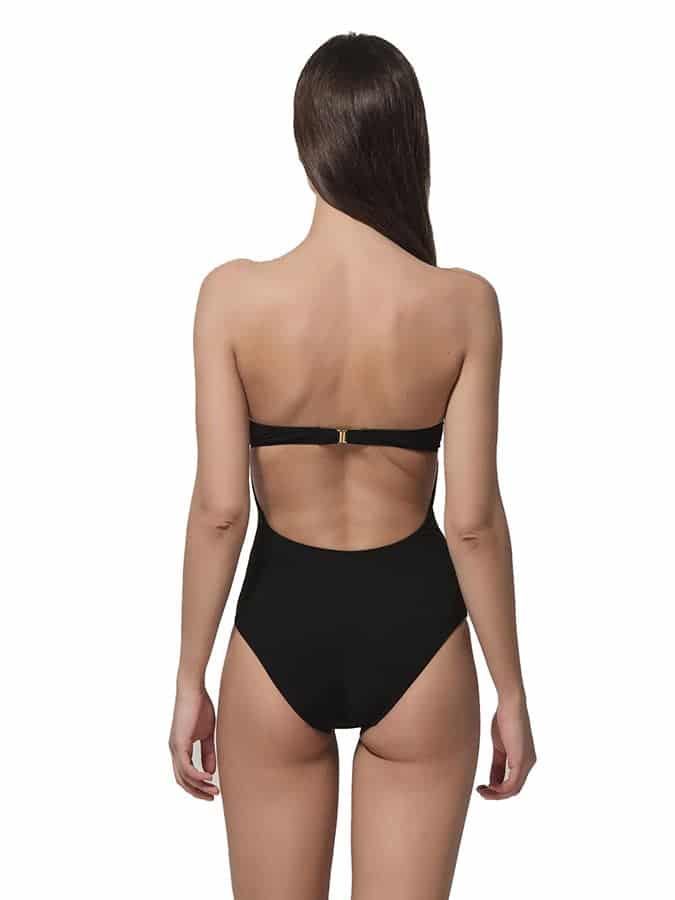LUNA 'BLUE SENSE' ΜΑΥΡΟ ΟΛΟΣΩΜΟ ΜΑΓΙΟ STRAPLESS CUP C - Image 2