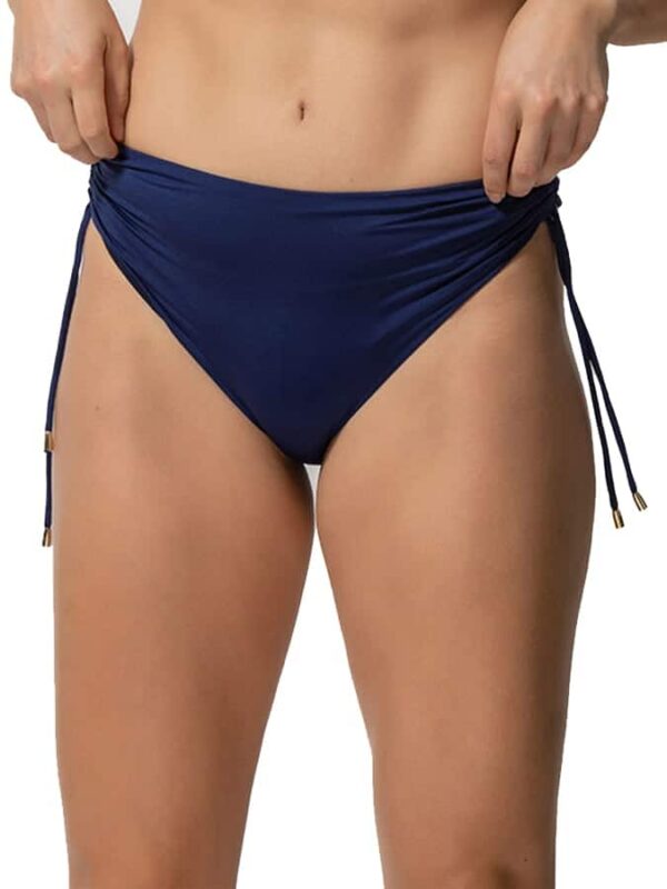 LUNA 'BLUE SENSE' NAVY BLUE ΜΠΙΚΙΝΙ ΣΛΙΠ ΜΕ ΣΟΥΡΕΣ
