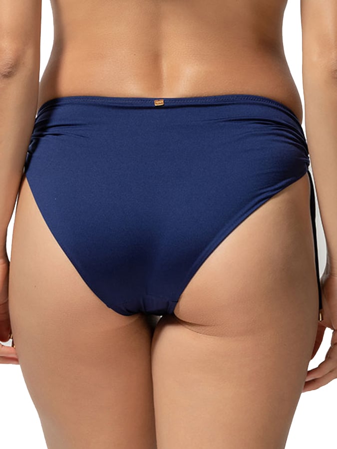 LUNA 'BLUE SENSE' NAVY BLUE ΜΠΙΚΙΝΙ ΣΛΙΠ ΜΕ ΣΟΥΡΕΣ - Image 2